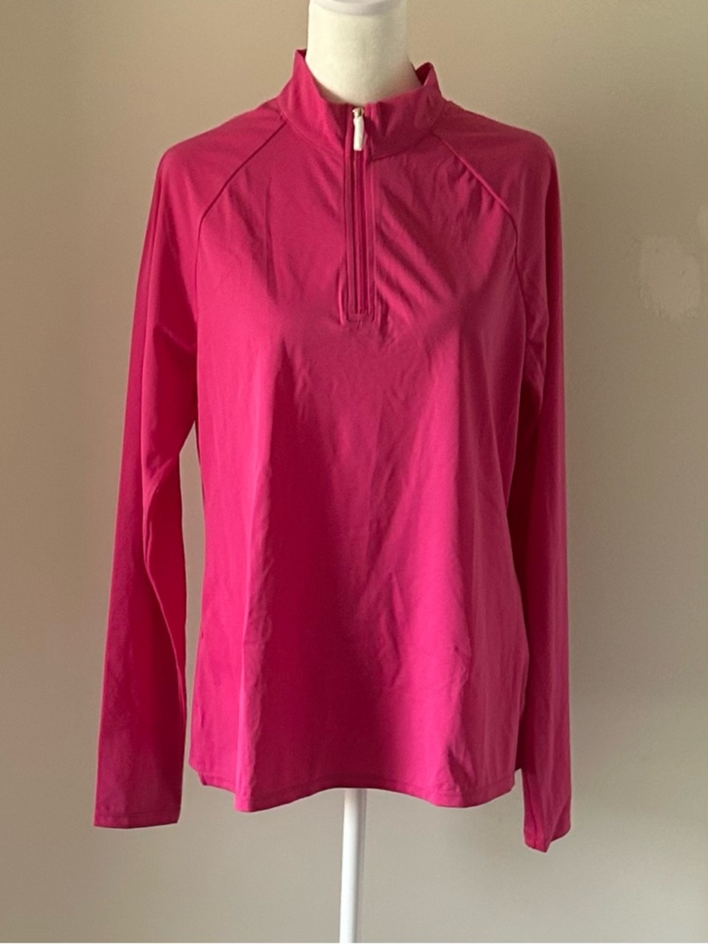 New Susan Graver Soleil Rashguard Pink size 10